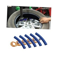 Car Tire Changing Rim Protector, 5 Pcs Wheel Changing Rim Savers,Tire Blue