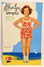 Vintage Original 1939 Shirley Temple Paper Dolls Saalfield 1782 UNCUT RARE HTF