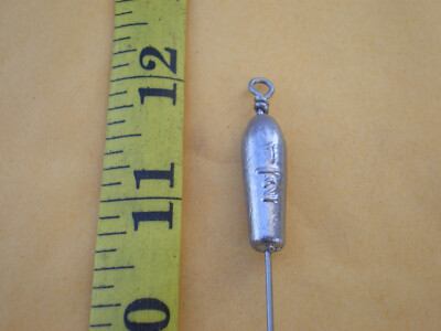 15 PCS. NO SNAG BOTTOM BOUNCER/TROLLING SINKER 1/2 OZ. S. STEEL WIRE .045 X 12''