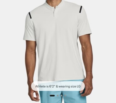 NWT Under Armour Steph Curry Golf Splash Polo Shirt Sz XXL $75