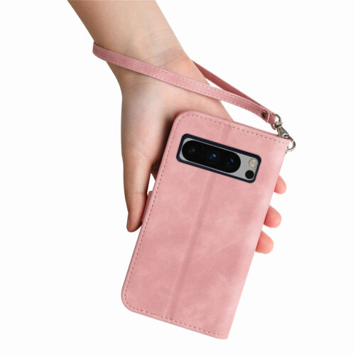 For Google Pixel 9 8 Pro 8A 7A 6A Magnetic Flip Leather Wallet Cards Case Cover - Picture 52 of 65