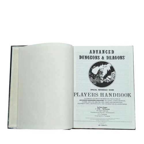 Vintage 80s TSR Advanced Dungeons & Dragons Players Handbook 1980 - Picture 5 of 13
