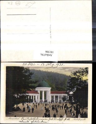 181506,Karlsbad Marienbad Rudolfsquelle