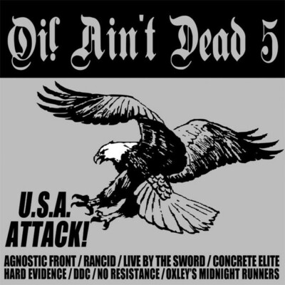 Oi! Ain't Dead VOL. 5 - U.S.A. Attack CLEAR LP DDC AGNOSTIC FRONT CONCRETE ELITE