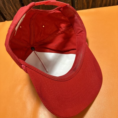 Bombas inyectoras inyectoras de colección sombrero gorra cuerda años 80 90 rojo Snapback globo - Imagen 11 de 16