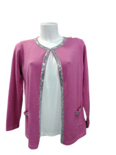 Cardigan donna elegante coprispalle bolero manica lunga giacca maglia aperta