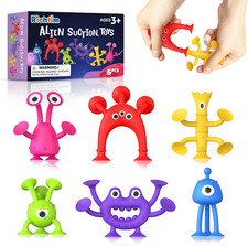 Richtim Baby Bath Toys Suction Toy: Sensory Suction Bath Toys for Toddlers, No H