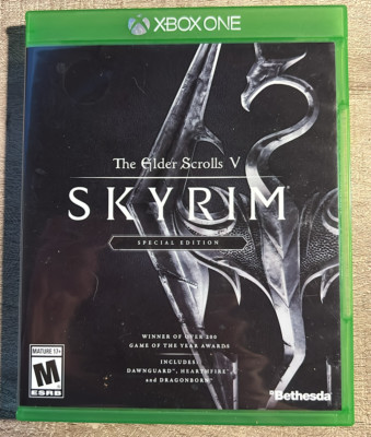 Skyrim: Elder Scrolls V Special Edition Xbox One Microsoft In Case With ...