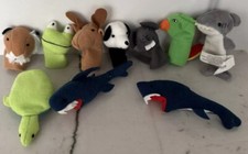 Mixed Lot Of 10 Finger Puppets for Toddlers or Pre Schoolers Home or Classroom