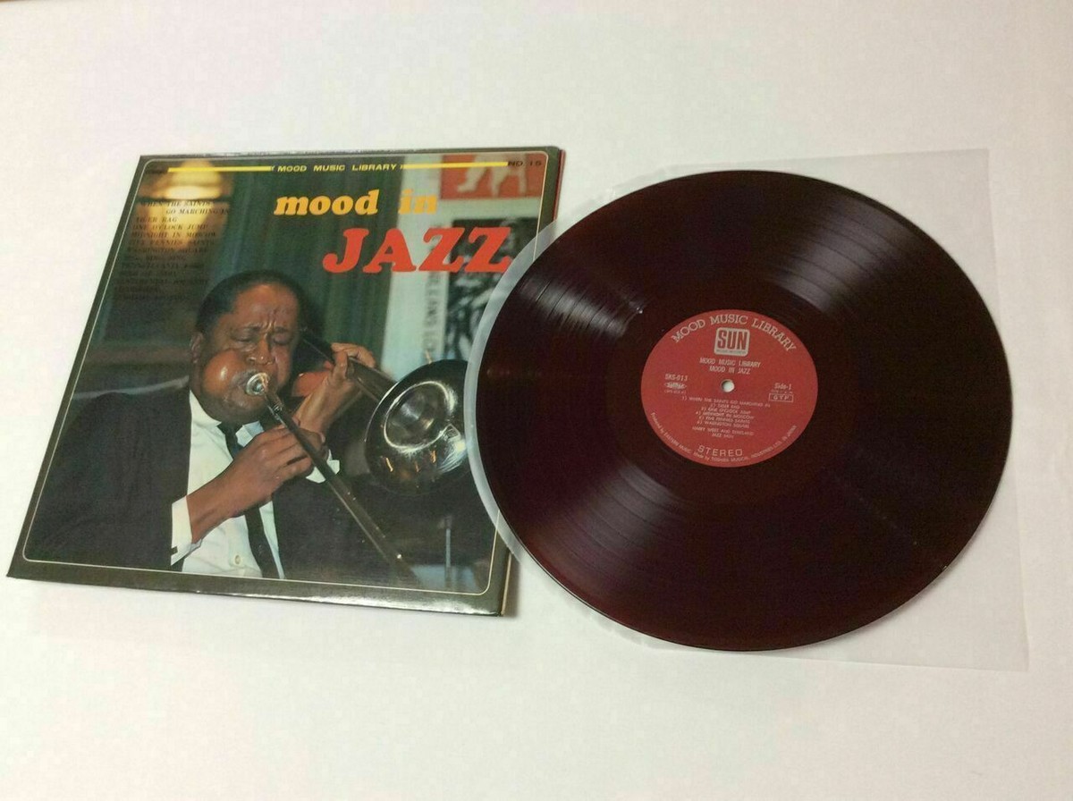 MOOD MUSIC LIBRARY MOOD IN JAZZ JAPAN RED VINYL LP SKS 013
