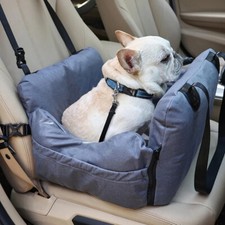 Small Medium Dog Car Seat Waterproof Dog Travel Booster Seat Safety Detachable