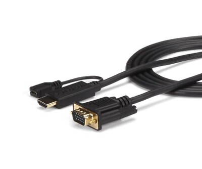 StarTech.com HD2VGAMM6 HDMI to VGA Cable - 6 ft / 2m - 1080p - 1920 x 1200 - Act