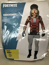 FORTNITE CRACKSHOT ADULT SIZE SMALL S HALLOWEEN COSTUME IN HAND NUTCRACKER