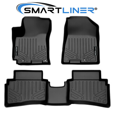 SMARTLINER Custom Fit Floor Mats 2 Row Liner Set OEM TPE 2020-2025 Hyundai Venue