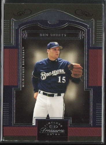 2005 Donruss Timeless Treasures #98 Ben Sheets 788/799 Milwaukee Brewers - 第 1/2 張圖片