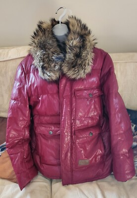 LEE COOPER~ 90s Style Quilted Duck Down Jacket ~ Size S Men/M Unisex RRP £79.99 