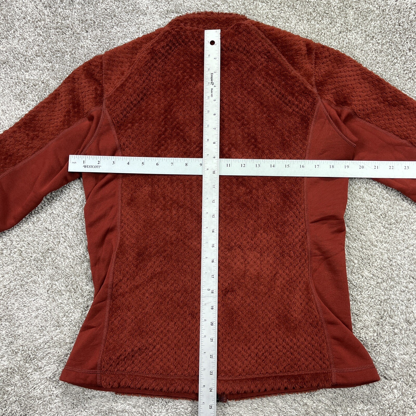 REI Fleece Jacket Polartec Flowcore Full Zip Orange O… Gem