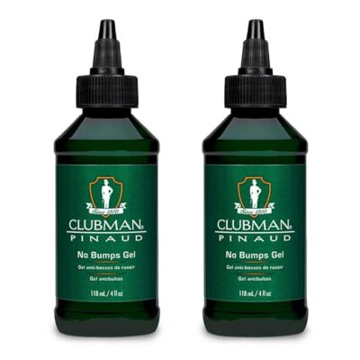 Clubman Pinaud No Bumps Gel-After Shave, Sensitive Skin-4 oz PK-2 w/FREE GIFT