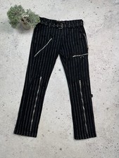 Vintage Japanese Brand Bondage Zipper Pants Avant Garde Size 36 Y2K