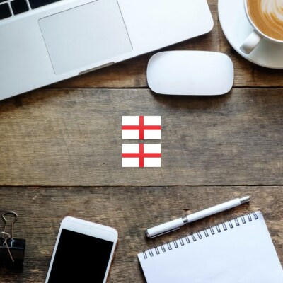 Car Window Stickers England St George's Cross Flag Bumper Stickers - Foto 6