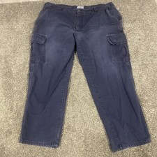 Tyndale Pants Mens 40x27 Blue Cargo FR Flame Resistant Workwear