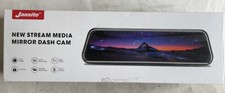 Jansite Stream Media Mirror Dash Cam DVR 10" Touch Screen