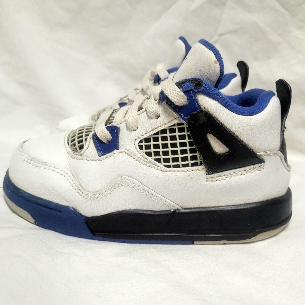 Nike Air Jordan 4 Retro Motorsport Blue White 308500-117 Nike Air Jordan 4 Retro Motorsport Blue White 308500-117