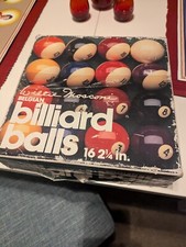 Willie mosconi billiard balls set