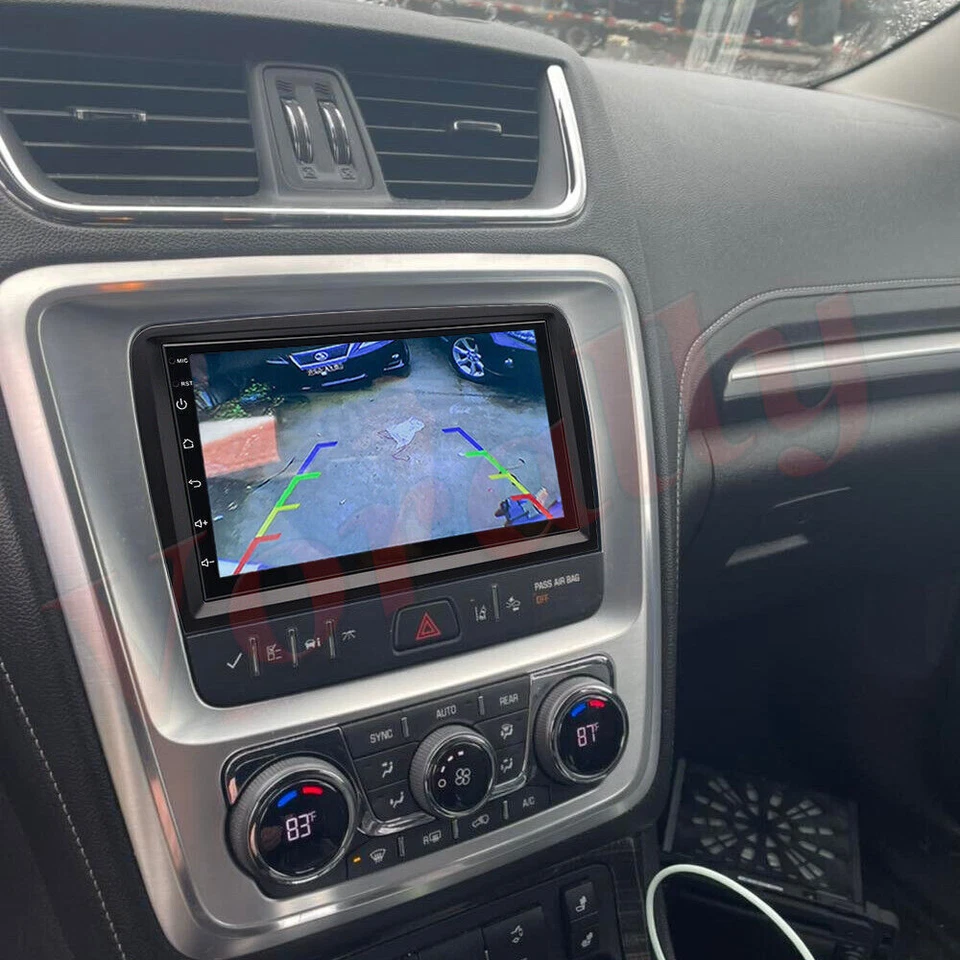 For 2013 2014 2015-2017 GMC Acadia Android 14 Apple Carplay Car GPS Stereo Radio Foto 4 de 4