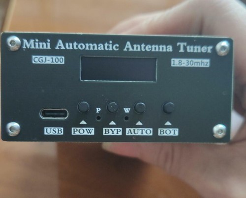 Mini 1,8-50MHz Automatyczny tuner anteny krótkofalowej N1DDC 0,91 cala OLED Typ-C - Zdjęcie 2 z 6