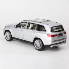 Paragon 1/18 Mercedes Benz Maybach GLS 600 Diecast car model Silver Gift Display