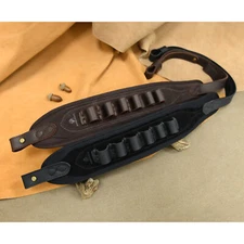WAYNE'S DOG Hunting Rifle Shotgun Strap with Bullet Holder Sling .30-30 .22 .308
