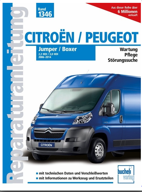 Thumbnail - Citroen Peugeot Jumper Boxer Reparaturanleitung Bucheli 1346