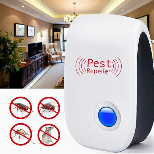1-12* Ultrasonic Pest Reject Home Control Electronic Repellent Mice Rat Repeller - Bild 1 von 12