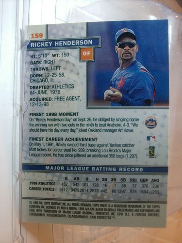 1999 Topps Finest Baseball Card Singles #1 to #249 (YOU PICK CARDS) - Picture 53 of 57