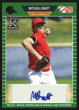 2021 Pro Set Mitchell Bratt #PS-MB2 Autographs Green   AU