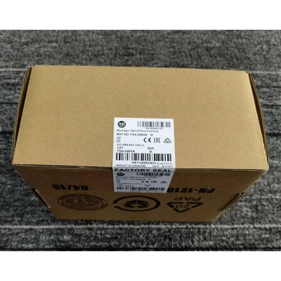 ALLEN-BRADLEY New Factory Sealed AB 1764-28BXB SER B MicroLogix 1500 28 Point Controller