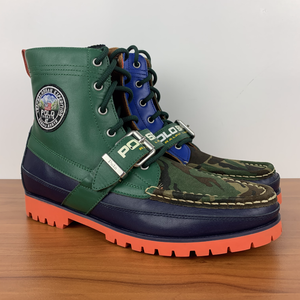green polo boots