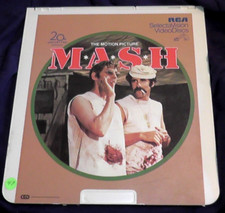 CED VIDEODISC MASH MOTION PICTURE DONALD SUTHERLAND CAPACITANCE ELECTRONIC DISC