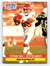 1991 Pro Set Spanish FRESH PULL #186 Stephone Paige