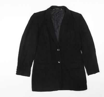 Marks and Spencer Damen Blau Viskosemischung Anzugjacke Größe 12