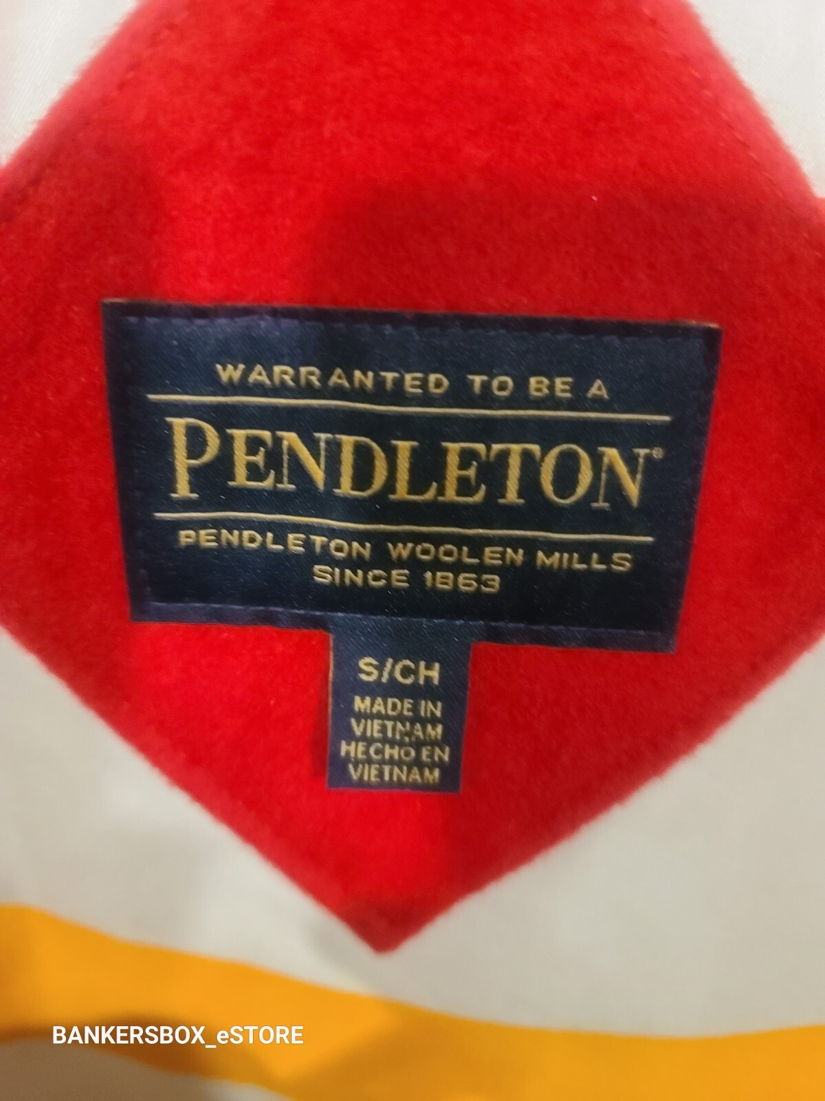 Pendleton Coat Jacket Solid Red Snaps & Zipper Wo… - image 4