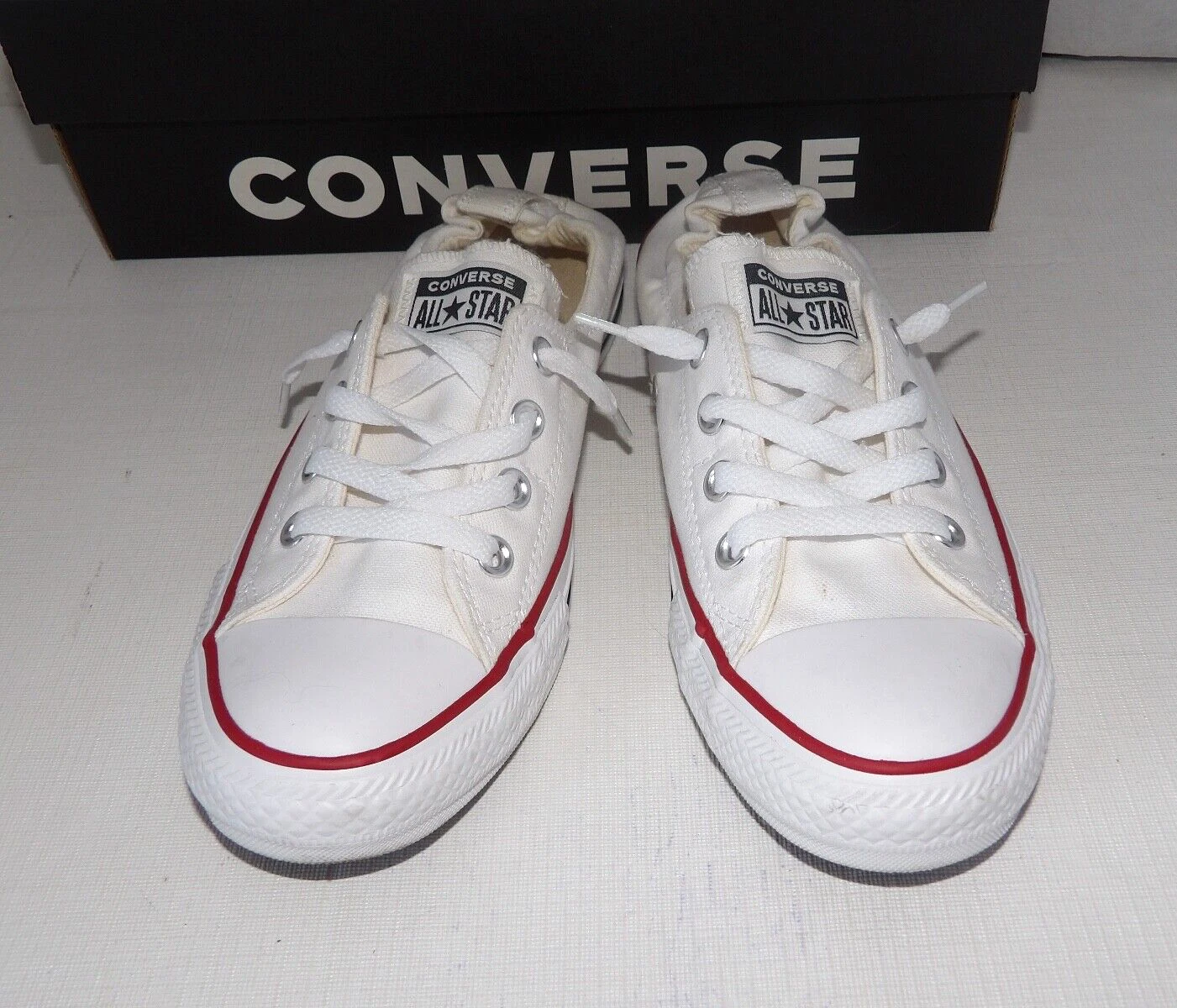 Scarpe da donna autentiche CONVERSE CHUCK TAYLOR ALL STAR in tela bianca 9 M