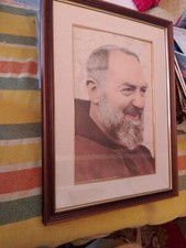 Quadro Di Padre Pio Da Montalcino 55hx42