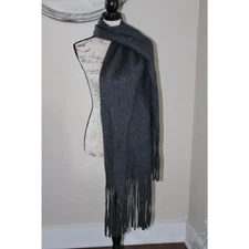 Lucky Brand Dark Gray unisex Scarf 