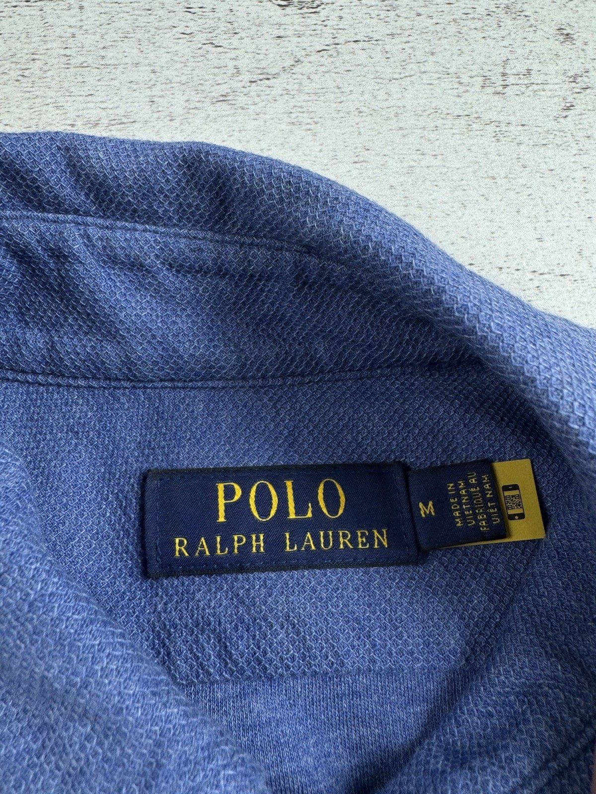 Polo Ralph Lauren Knit Medium Basic Button Blue O… - image 7