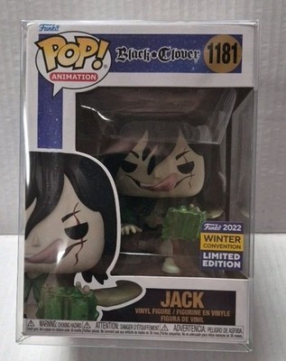Funko Pop! Black Clover Jack #1181 2022 Winter LE Exclusive With Pop Protector
