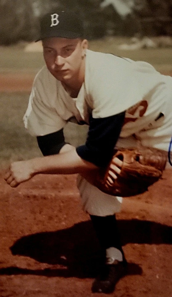 Foto firmada 1955 MVP de la Serie Mundial Brooklyn La Dodgers Johnny Padres 8x10 certificado de autenticidad Foto 3 de 4