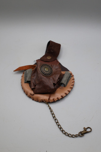 Leather Renaissance Faire Belt Pouch Steampunk Alchemist Potion Vial Holder Cost