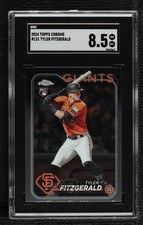 2024 Topps Chrome Tyler Fitzgerald #131 SGC 8.5 14dq